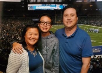 Sandy Knott and her family